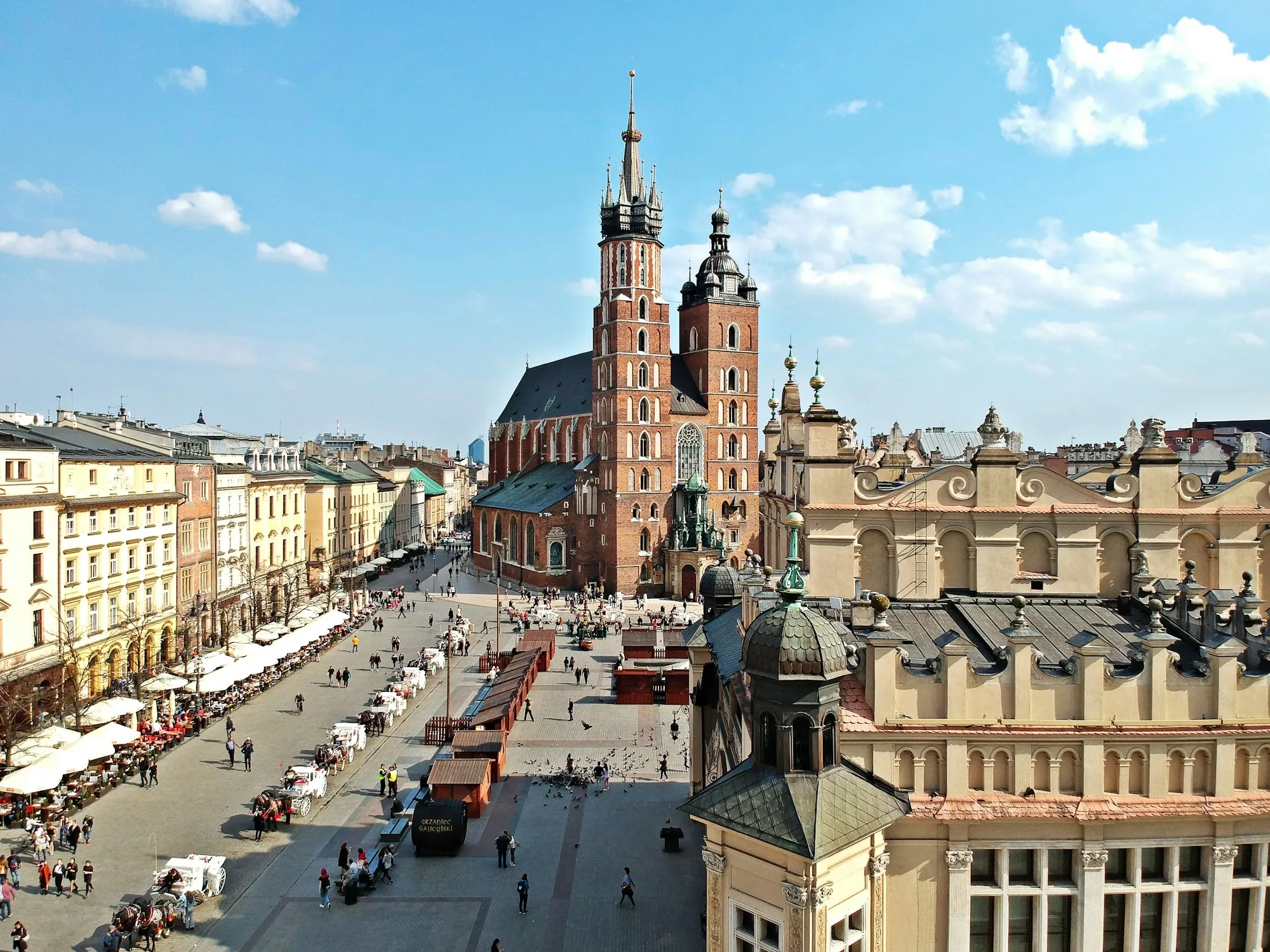 克拉科夫主廣場與聖瑪利亞大教堂 Krakow Main Square