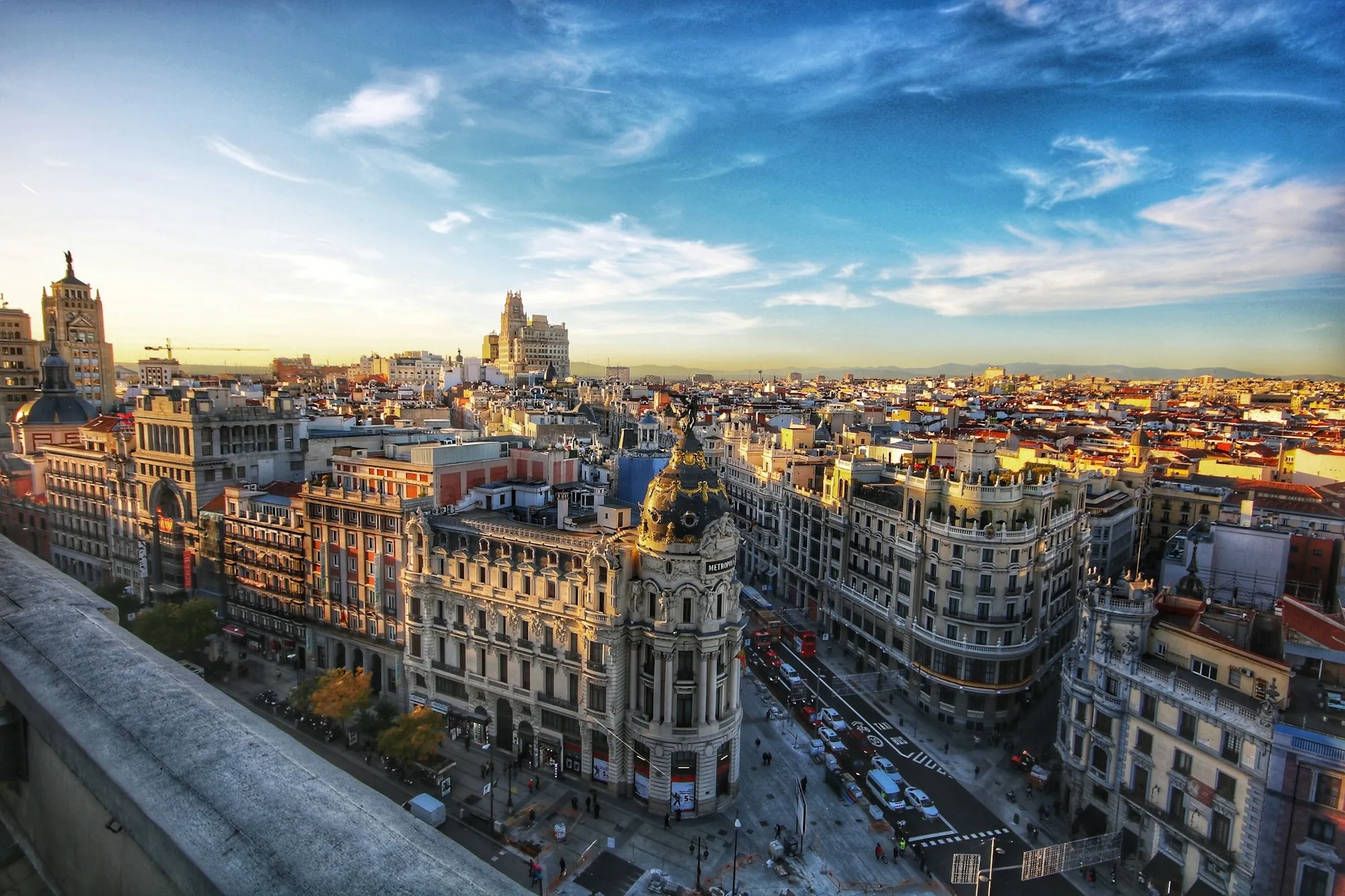馬德里 Gran Vía 街景